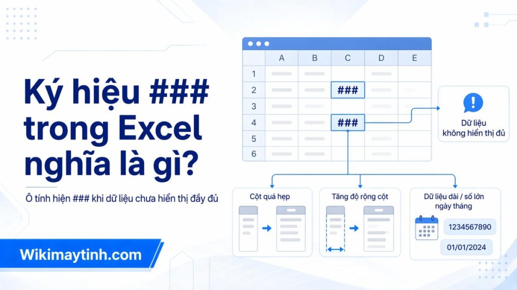 Ký hiệu ### trong Excel nghĩa là gì?