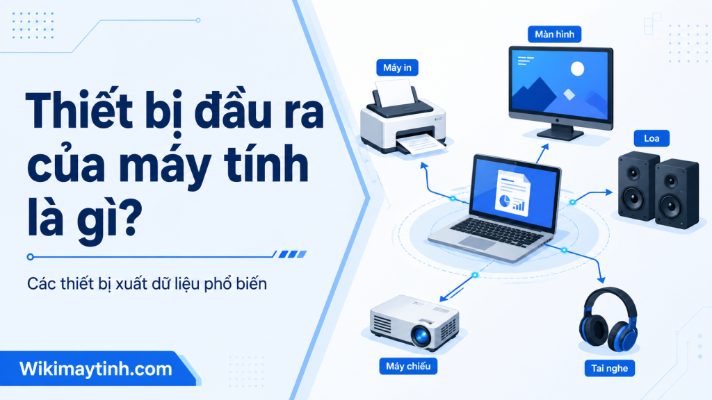 Thiết bị đầu ra của máy tính là gì?