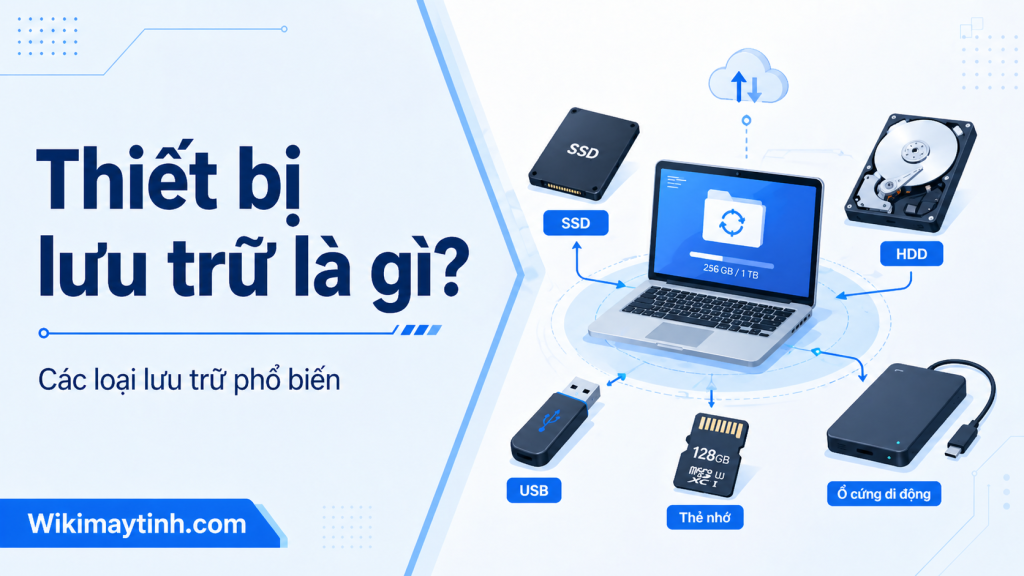 Thiết bị lưu trữ là gì?