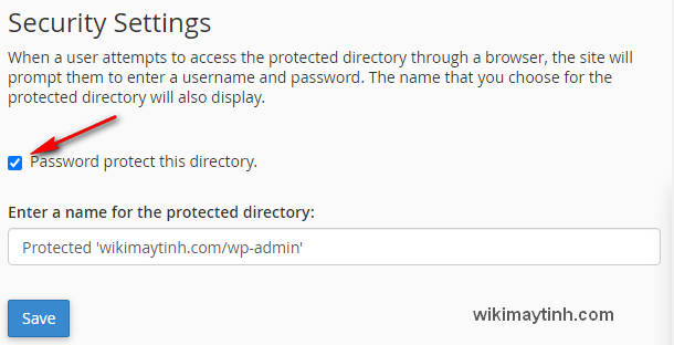 Cách đặt mật khẩu cho thư mục web trong cPanel (Directory Privacy)